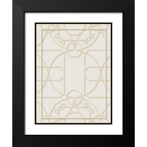 See Through Black Modern Wood Framed Art Print with Double Matting by Villa, Milli
