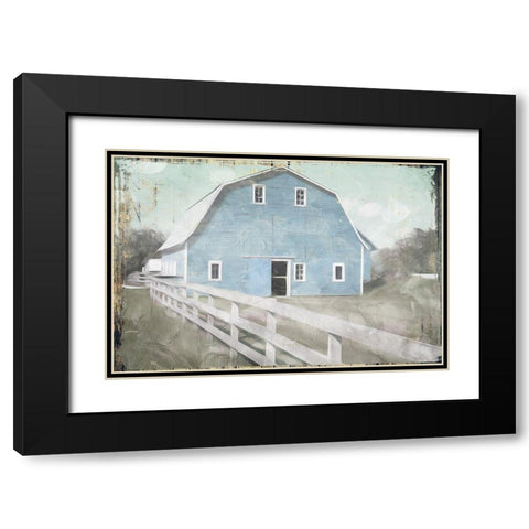 Spring Barn Look Out Black Modern Wood Framed Art Print with Double Matting by Villa, Milli
