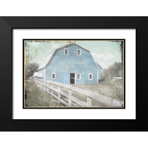 Spring Barn Look Out Black Modern Wood Framed Art Print with Double Matting by Villa, Milli