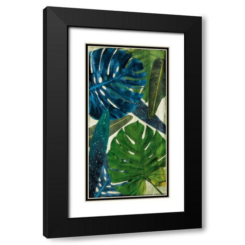 Floral Arrangement Black Modern Wood Framed Art Print with Double Matting by Villa, Milli