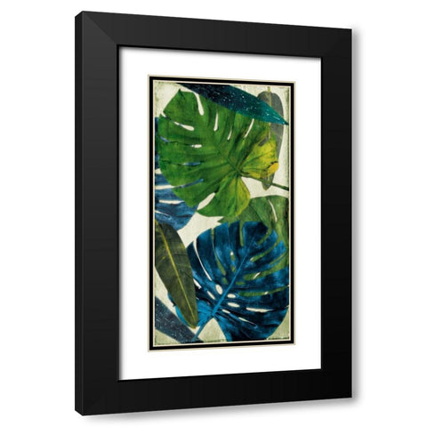 Floral Arrangement Too Black Modern Wood Framed Art Print with Double Matting by Villa, Milli