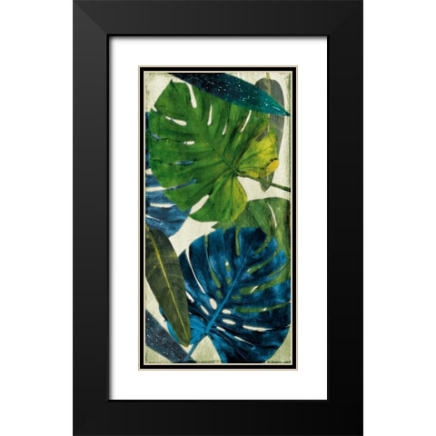 Floral Arrangement Too Black Modern Wood Framed Art Print with Double Matting by Villa, Milli