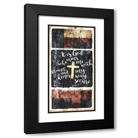 It Is God Black Modern Wood Framed Art Print with Double Matting by Villa, Mlli
