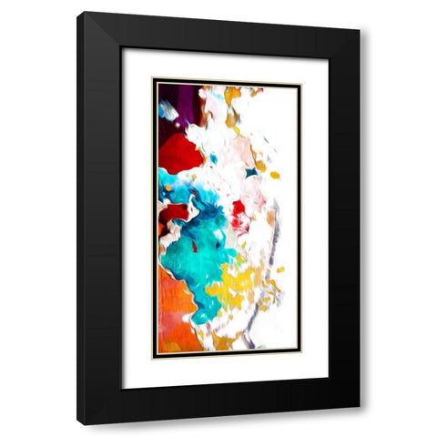 Colorful Takeover Black Modern Wood Framed Art Print with Double Matting by Villa, Mlli