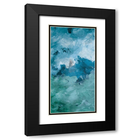 Cloudy Piece Again Two Black Modern Wood Framed Art Print with Double Matting by Villa, Mlli