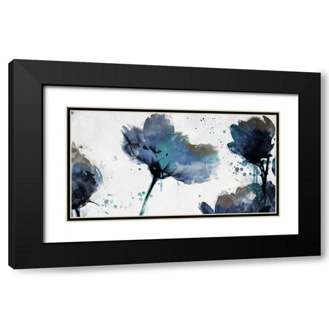 Top of Flowers are Watered Mate Black Modern Wood Framed Art Print with Double Matting by Villa, Mlli