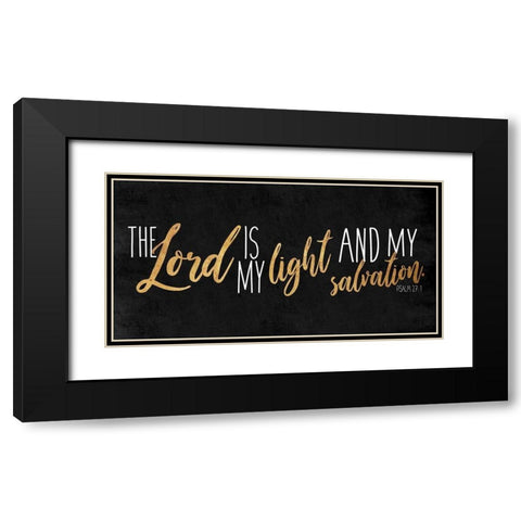 Lord And Light Clean Black Modern Wood Framed Art Print with Double Matting by Villa, Mlli