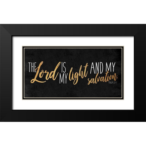 Lord And Light Clean Black Modern Wood Framed Art Print with Double Matting by Villa, Mlli