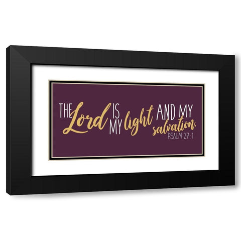Lord And Light Purp Black Modern Wood Framed Art Print with Double Matting by Villa, Mlli