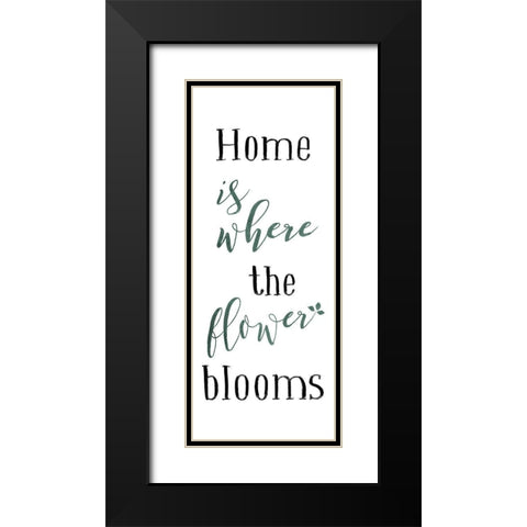 Home Black Modern Wood Framed Art Print with Double Matting by Villa, Mlli
