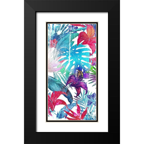 Bushel Of Tropical Mate Black Modern Wood Framed Art Print with Double Matting by Villa, Mlli