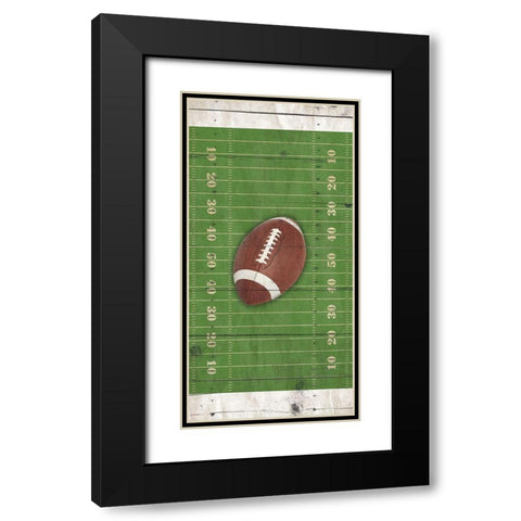 Footballtif Black Modern Wood Framed Art Print with Double Matting by Villa, Mlli