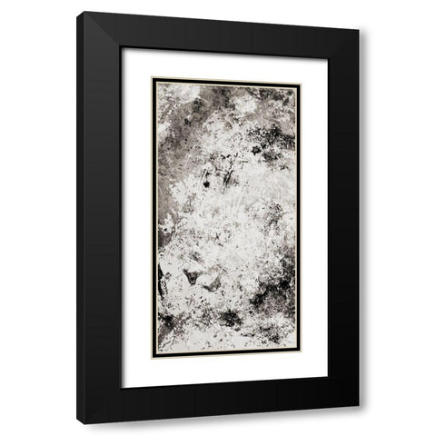 Chaotic Calm One Neutral Black Modern Wood Framed Art Print with Double Matting by Villa, Mlli