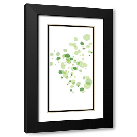 Turtle Spots Mate Black Modern Wood Framed Art Print with Double Matting by Villa, Mlli