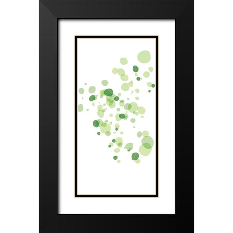 Turtle Spots Mate Black Modern Wood Framed Art Print with Double Matting by Villa, Mlli