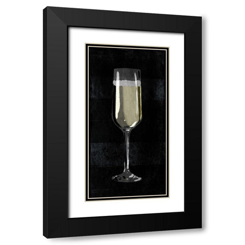 ReChampagne Black Modern Wood Framed Art Print with Double Matting by Villa, Milli
