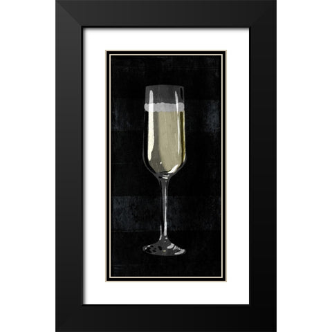 ReChampagne Black Modern Wood Framed Art Print with Double Matting by Villa, Milli