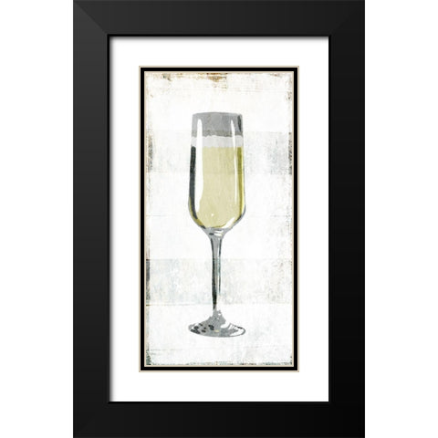 Champagne Black Modern Wood Framed Art Print with Double Matting by Villa, Milli