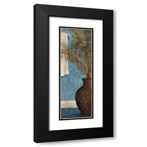 Bath Vessels Black Modern Wood Framed Art Print with Double Matting by OnRei