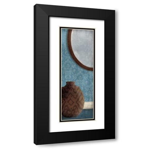 Bath Vessels Mate Black Modern Wood Framed Art Print with Double Matting by OnRei