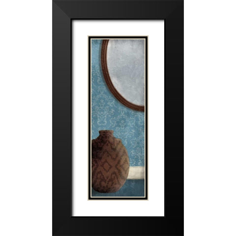 Bath Vessels Mate Black Modern Wood Framed Art Print with Double Matting by OnRei