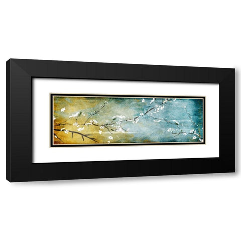 In The Wind Black Modern Wood Framed Art Print with Double Matting by OnRei