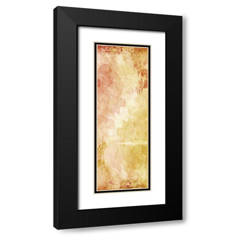 Harmonious Warmth Two Black Modern Wood Framed Art Print with Double Matting by OnRei