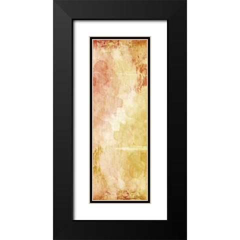 Harmonious Warmth Two Black Modern Wood Framed Art Print with Double Matting by OnRei