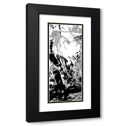 Traffic Jam Black Modern Wood Framed Art Print with Double Matting by OnRei