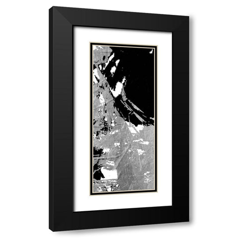 Traffic Pile Black Modern Wood Framed Art Print with Double Matting by OnRei