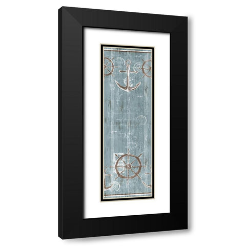 Exploring the Sea Black Modern Wood Framed Art Print with Double Matting by OnRei