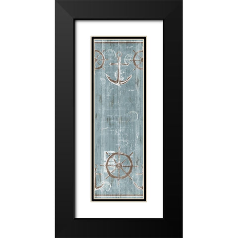 Exploring the Sea Black Modern Wood Framed Art Print with Double Matting by OnRei