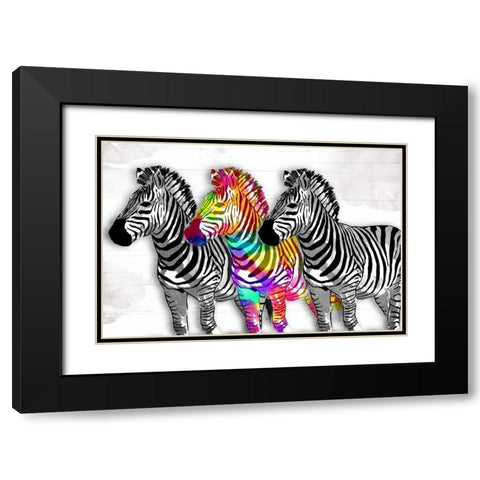 One Of A Kind Black Modern Wood Framed Art Print with Double Matting by OnRei