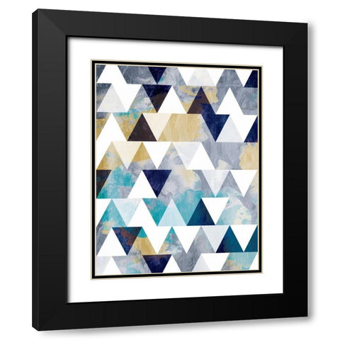 Nuetral Desert Sky Windows Black Modern Wood Framed Art Print with Double Matting by OnRei