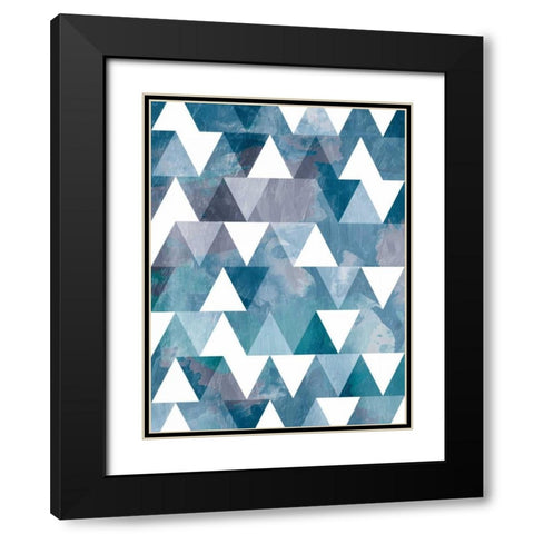 Sky Windows Black Modern Wood Framed Art Print with Double Matting by OnRei