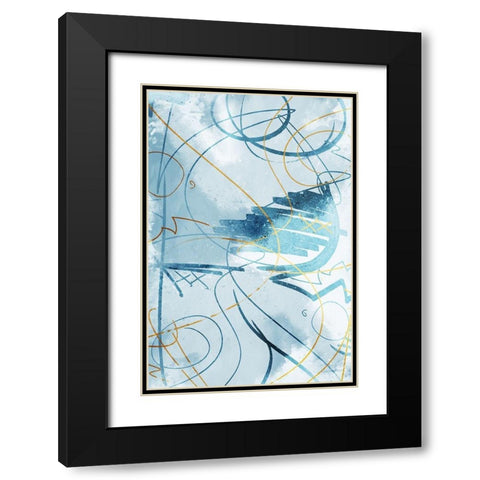 Get It Out Mate Black Modern Wood Framed Art Print with Double Matting by OnRei