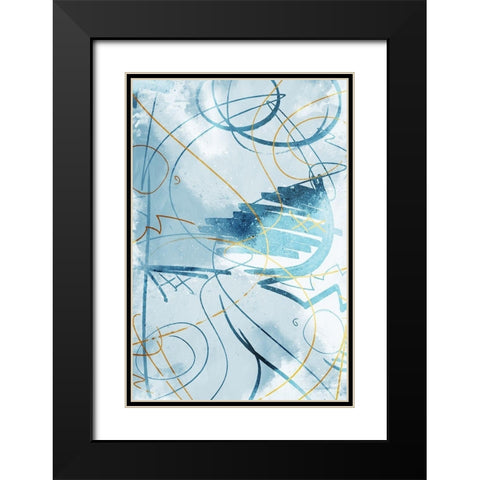 Get It Out Mate Black Modern Wood Framed Art Print with Double Matting by OnRei