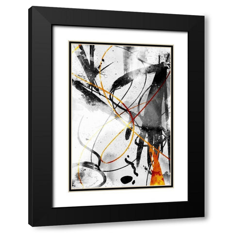 Get It All Out Black Modern Wood Framed Art Print with Double Matting by OnRei