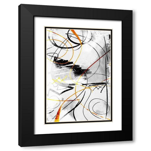 Get It All Out Mate Black Modern Wood Framed Art Print with Double Matting by OnRei