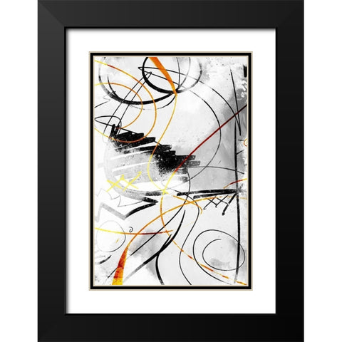 Get It All Out Mate Black Modern Wood Framed Art Print with Double Matting by OnRei