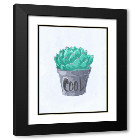 Cool Pot Black Modern Wood Framed Art Print with Double Matting by OnRei