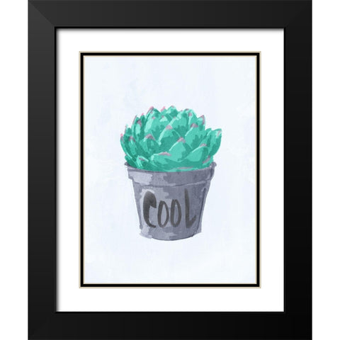 Cool Pot Black Modern Wood Framed Art Print with Double Matting by OnRei