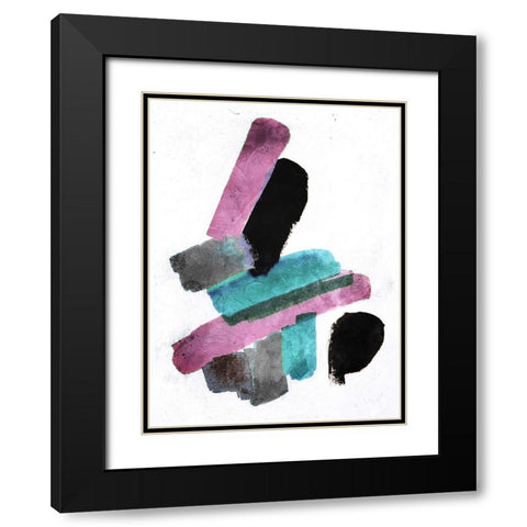 Mark It Up Black Modern Wood Framed Art Print with Double Matting by OnRei