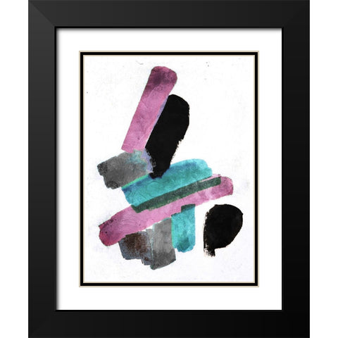 Mark It Up Black Modern Wood Framed Art Print with Double Matting by OnRei