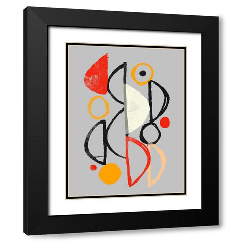 We All Need Help Again Black Modern Wood Framed Art Print with Double Matting by OnRei