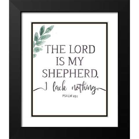 My Shepherd Black Modern Wood Framed Art Print with Double Matting by Villa, Milli
