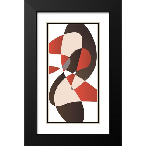 Look At You Black Modern Wood Framed Art Print with Double Matting by OnRei