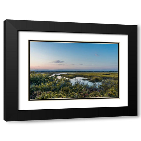 Nowhere Land Black Modern Wood Framed Art Print with Double Matting by Orlando