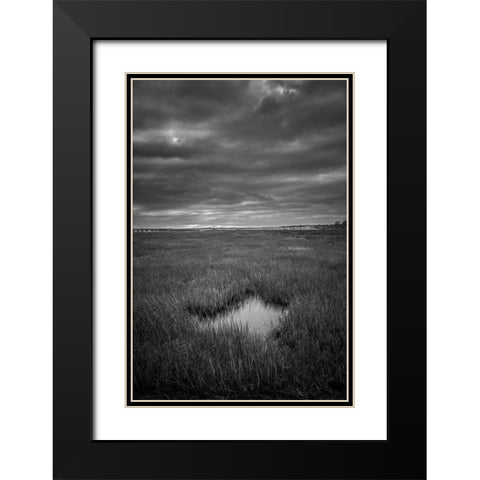 The Center Of It All Black Modern Wood Framed Art Print with Double Matting by Orlando