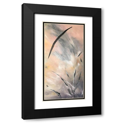 Aurora 1 Black Modern Wood Framed Art Print with Double Matting by Pearson, Debbie